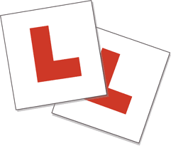 L plate L plate